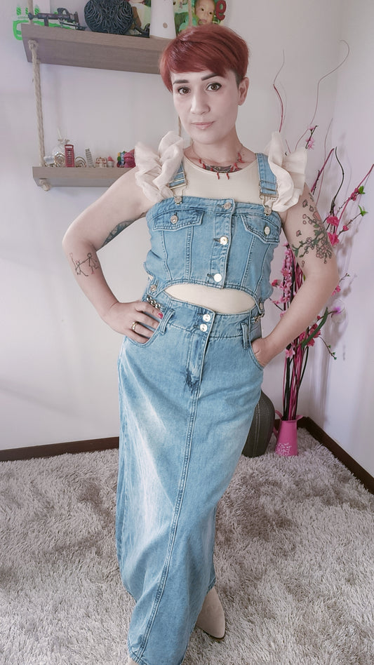 Salopette denim