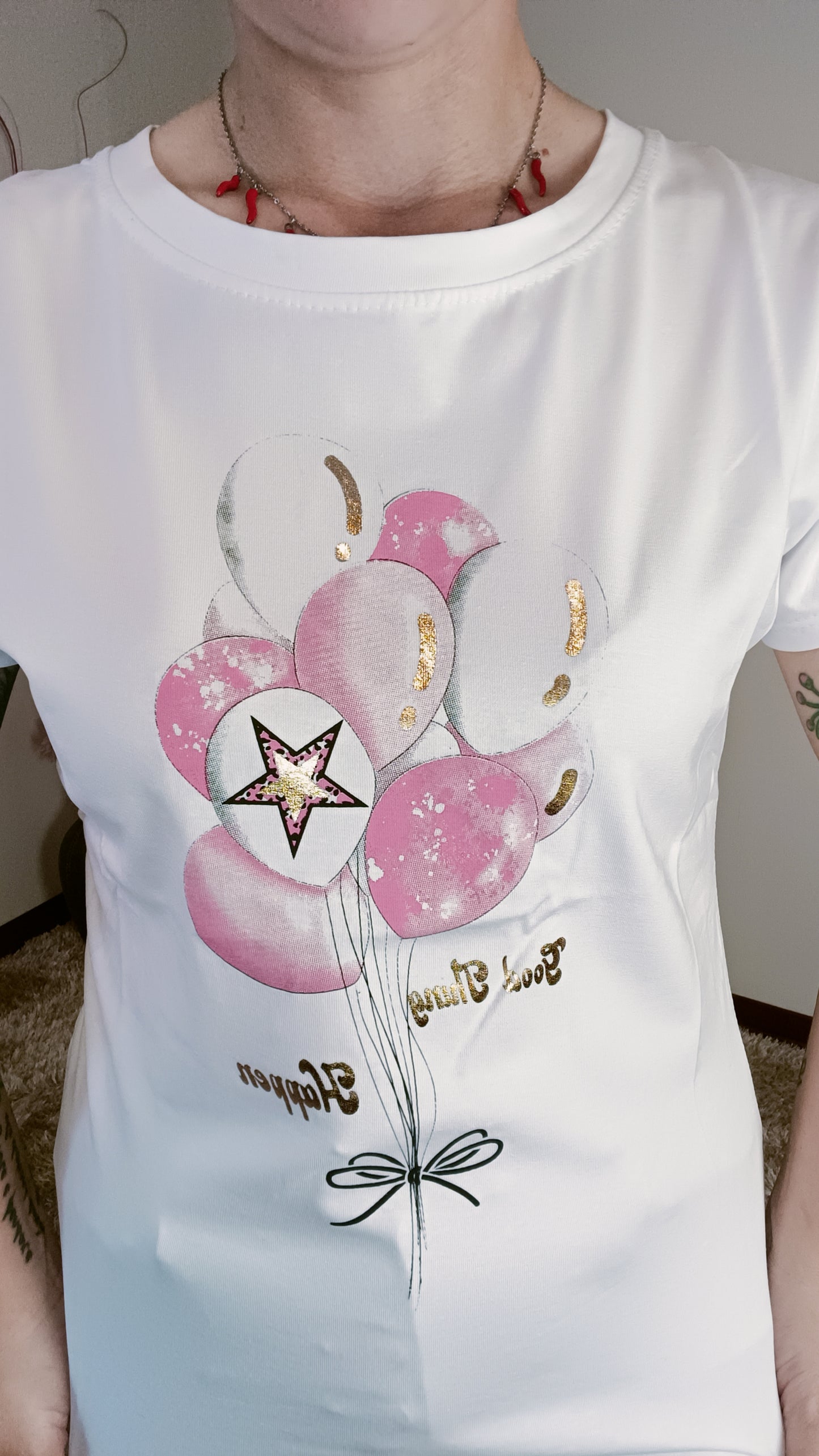 T-Shirt Palloncini Rosa