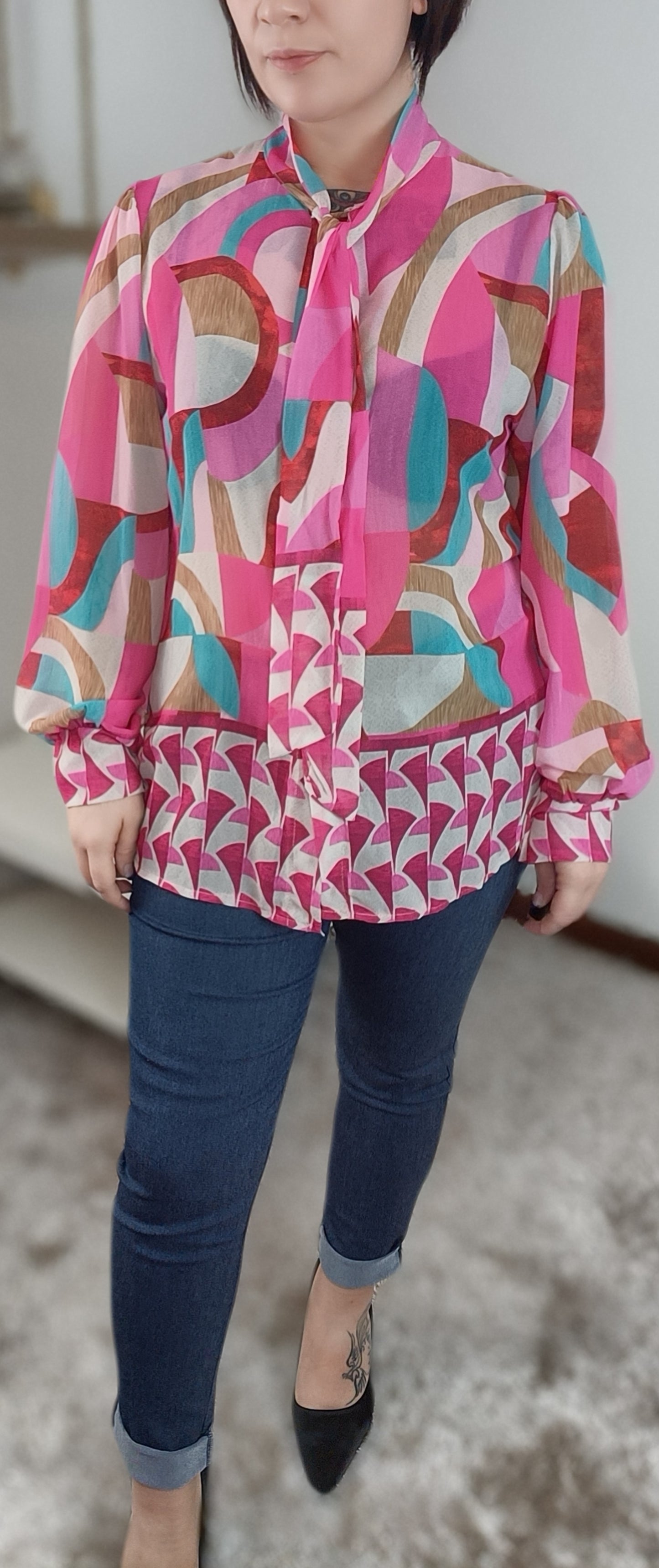 Blusa Fantasia Fucsia