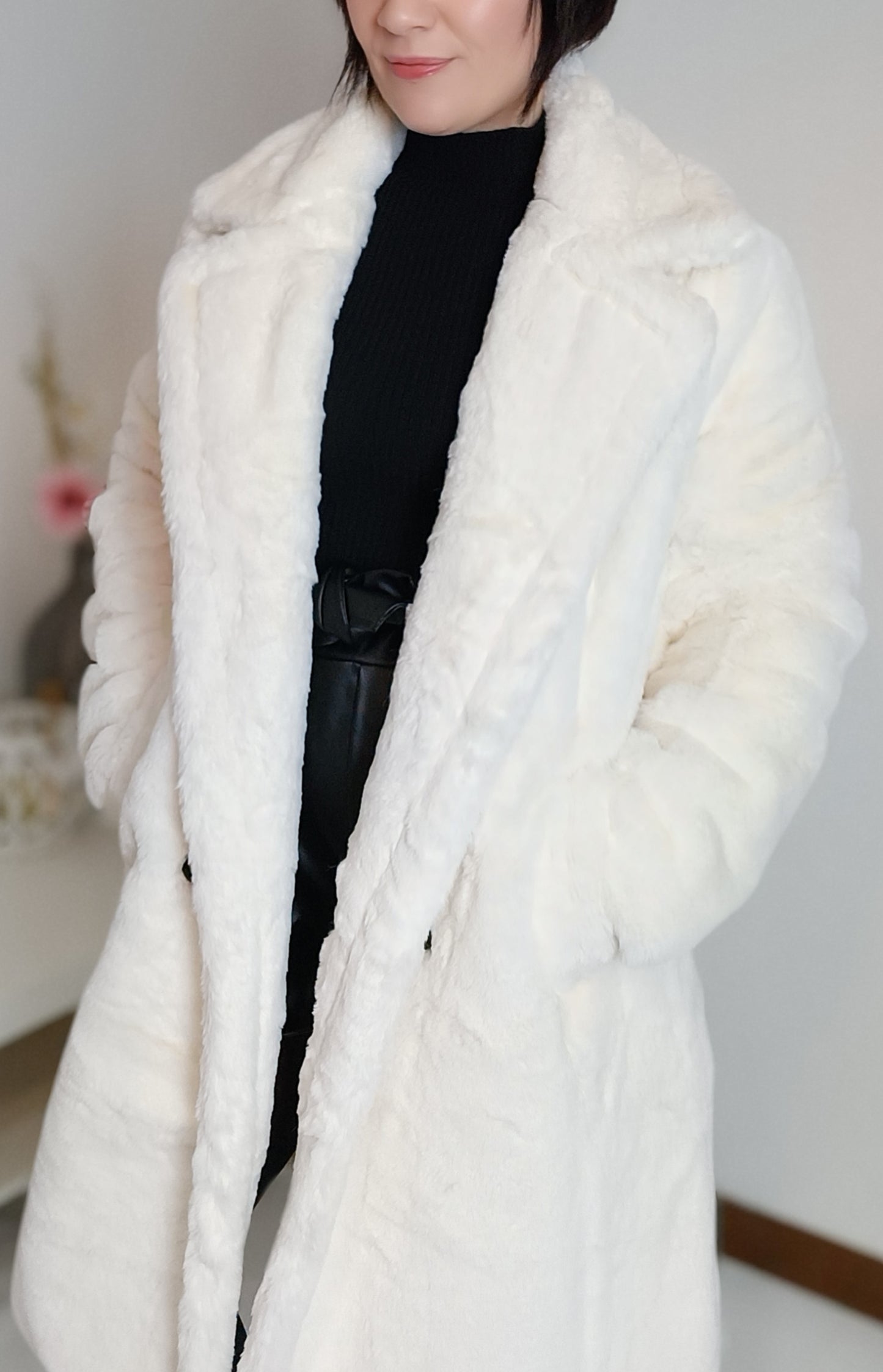Eco pelliccia bianca – Memole abbigliamento